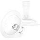 Replace Flanges 2-Pack Of 17Mm Breast Shields Compatible With Lansinoh, Medela, Spectra Breast Pumps, Pump Parts For Medela Brea