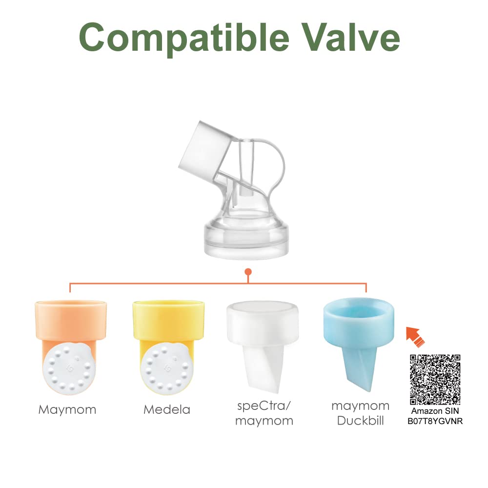 Maymom Connector Compatible With Medela Flanges. Not Original Medela Personalfit Connector. Compatible With Pump In Style Sympho