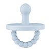 Ryan & Rose Cutie Pat Pacifier Teether (Bulb, Blue)