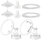 Maymom Pump Parts Compatible with Spectra S2 Spectra S1 Spectra 9 Plus Breastpump, 30mm Flange Valve Tubing Backflow Protector, 
