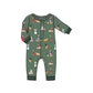 Pj Salvage Kids Unisex Baby Pajamas My Dog Is My Boo Romper, Olive, 3-6 Months