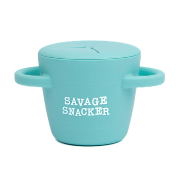 Bella Tunno Happy Snacker - No Spill Snack Cups for Toddlers and Babies, Baby Snack Container Made from Silicone BPA Free, Soft 