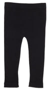 Silky Toes Baby Leggings, Toddler Seamless Soft Cotton Knit Pants For Girls And Boys (2-4 Years, Black)