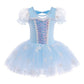 Dressy Daisy Toddler Girls Snow Princess Ballet Tutu Dress Leotard Tulle Skirt Sparkling Ballerina Outfit Dancewear Size 2T - 3T