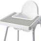 High Chair Placemat for IKEA Antilop Baby High Chair, Silicone Tray Finger Foods Placemat for Boys and Girls, Babies, Toddlers (