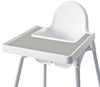 High Chair Placemat for IKEA Antilop Baby High Chair, Silicone Tray Finger Foods Placemat for Boys and Girls, Babies, Toddlers (