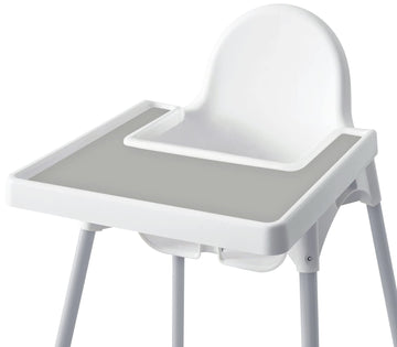 High Chair Placemat for IKEA Antilop Baby High Chair, Silicone Tray Finger Foods Placemat for Boys and Girls, Babies, Toddlers (