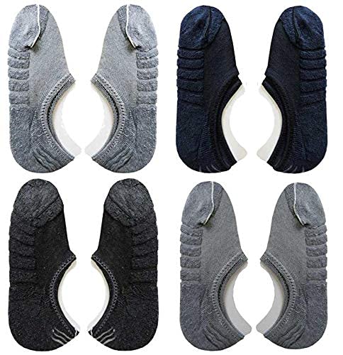 Liyana Collection No Show Socks For Girls/Women/Men/Boys || Towel Loafer Socks ||With Anti Slip Silicon || Cotton Shoe Liner || 