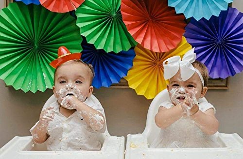 Ld Dress Baby Girls Infant Headbands With Kids Hair Bows(16) (Color Navy)