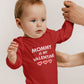 Tstars Valentines Baby Boy Girl Outfit First Valentine'S Day Clothes Mommy Is My Valentine Long Sleeve Infant Bodysuit 18M Red