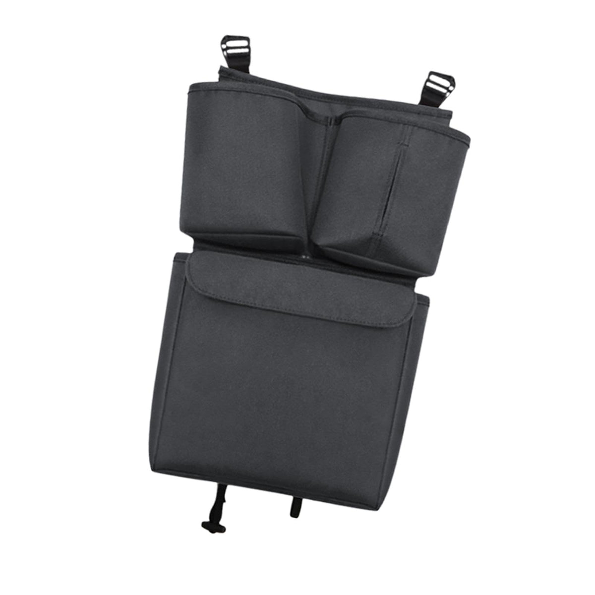 SNAPPSY Stroller Hanging Bag Diaper Bag Stroller Organizer Bag for Nappy Bottle Toys Black