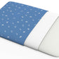 Cherilo Baby Neck Support Pillow | Memory Foam Kids Pillow For Toddlers For Sleeping With Royal Star Pattern Cover | Blue Baby P