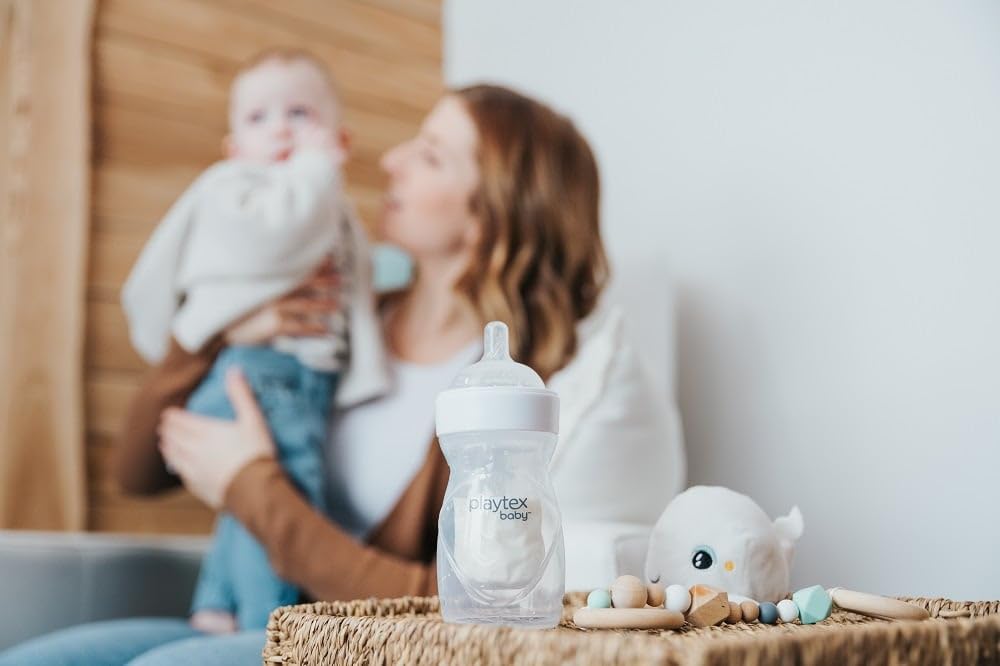 Playtex Baby Naturalatch Comfort Nipple, Switch From Breastfeeding To Bottle, Most Like Mom Feel, Medium Flow, 2 Count