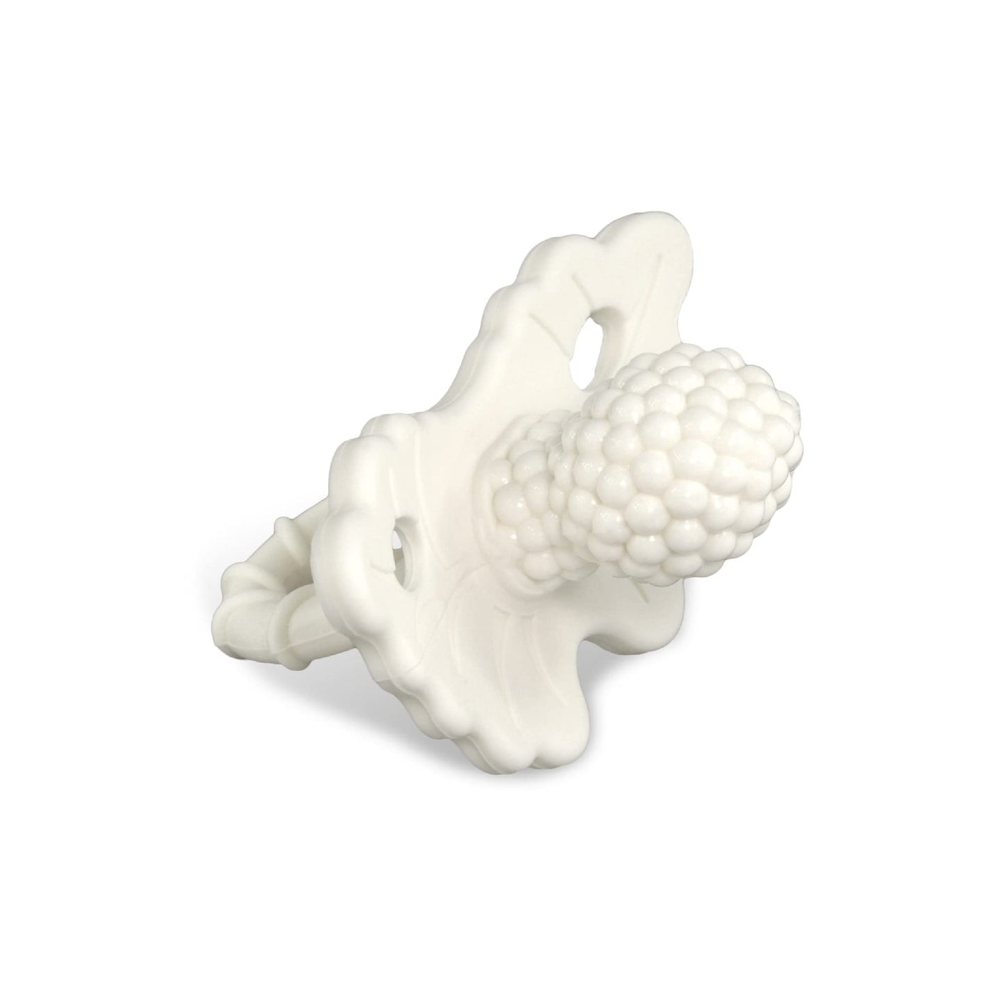 RaZbaby RaZberry Silicone Teether Pacifier - Teething Relief for Infants, Food-Grade, BPA-Free, Hands-Free Design, Natural Berry
