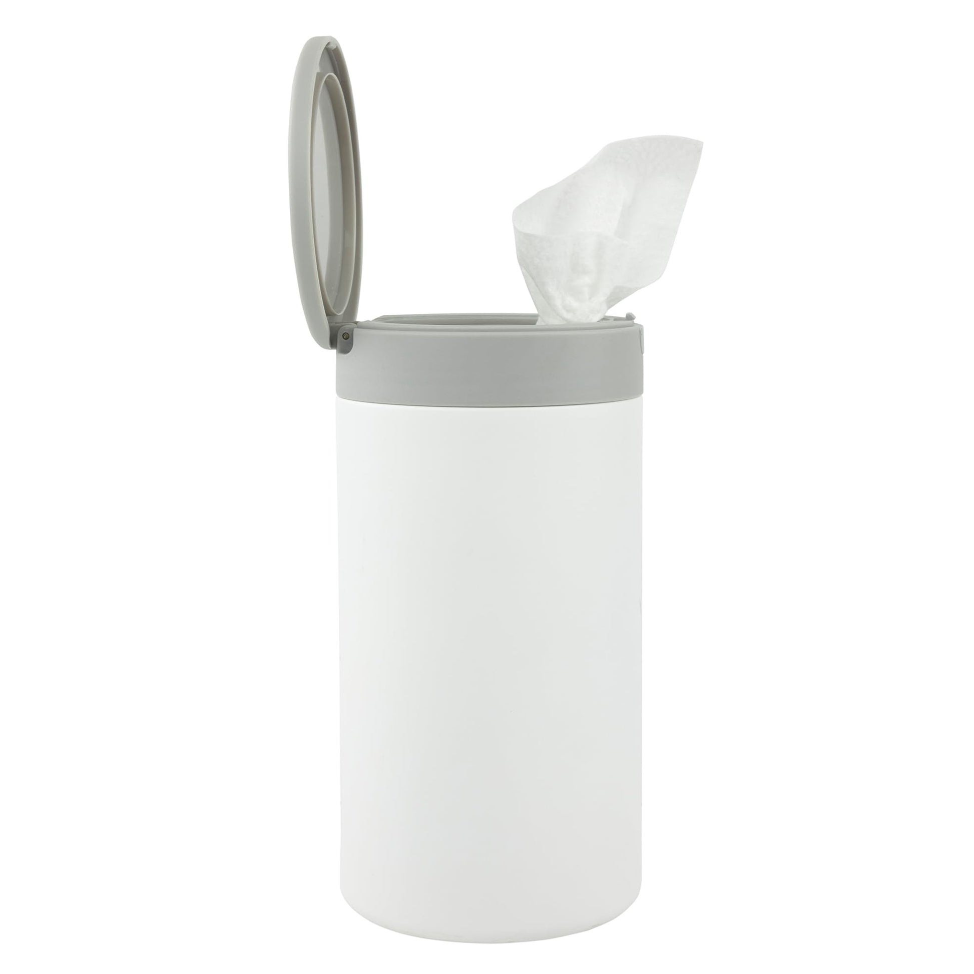 Spectrum Disinfecting Wipes Container With Push Button Lid - Refillable Dispenser For Bathroom, Kitchen, Classroom, Countertop,
