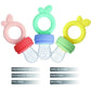 Pandaear 3 Pack Silicone Baby Fruit Food Feeder Pacifier With 3 Sizes Silicone Pouches, Bpa Free Mesh Feeder For Infants