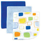 Luvable Friends Washcloth, Blue, 3Count
