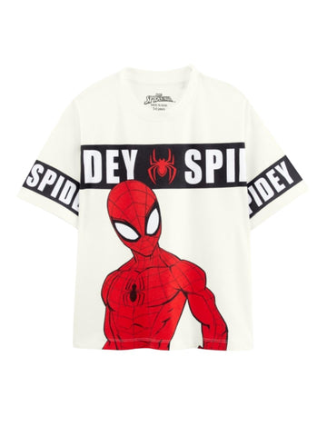 Nap Chief Spidey Iconic TShirt(Av4068Y_White_Spidey_1218 Months)