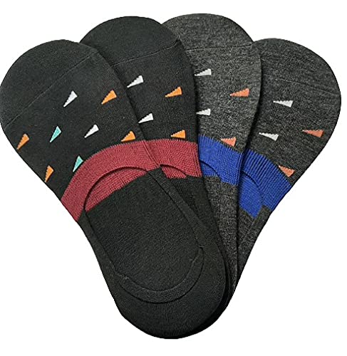 No Show Loafer Socks For Men, Women & Girls, Pack Of 4 Pairs