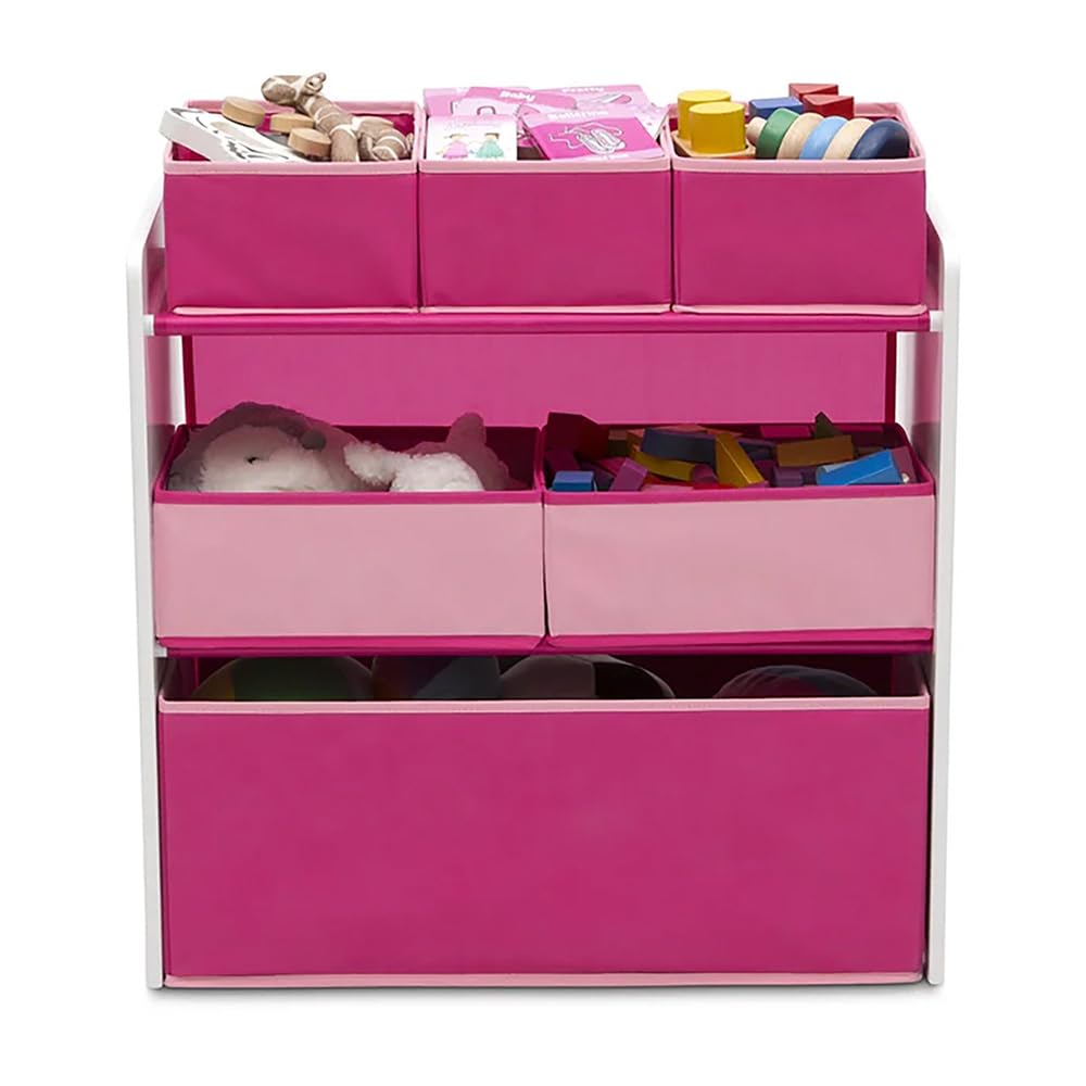 Delta Children 6Bin Toy Organizer Kids Storage Unit with Removable Bins