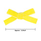 Cute 3.2' Yellow Assorted Velvet Bow Hair Clips For Baby Girls, Toddlers, Kids, And Teens - 2 Pack