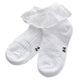 Domii Toddler Girl Dress Socks With Ruffles Little Girl Lace Socks Eyelet Frilly Ankle Socks 3-Pack 3 Pairs M(3-5T)