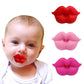 3Pcs Infant Pacifier, Funny Lips Baby Pacifiers, Soft Silicone Cute Pacifier Design With Kiss Lip, Cute Pacifier Lovely Mommy'S