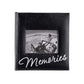 Malden International Designs Memories Cursive 2-Up With Memo Space Photo Album, 160-4X6, Black
