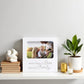 Kate & Milo Where There is Love THere Is Family Photo Keepsake Frame - New Baby & Mom Gift, Expecting Parents Keepsake- White