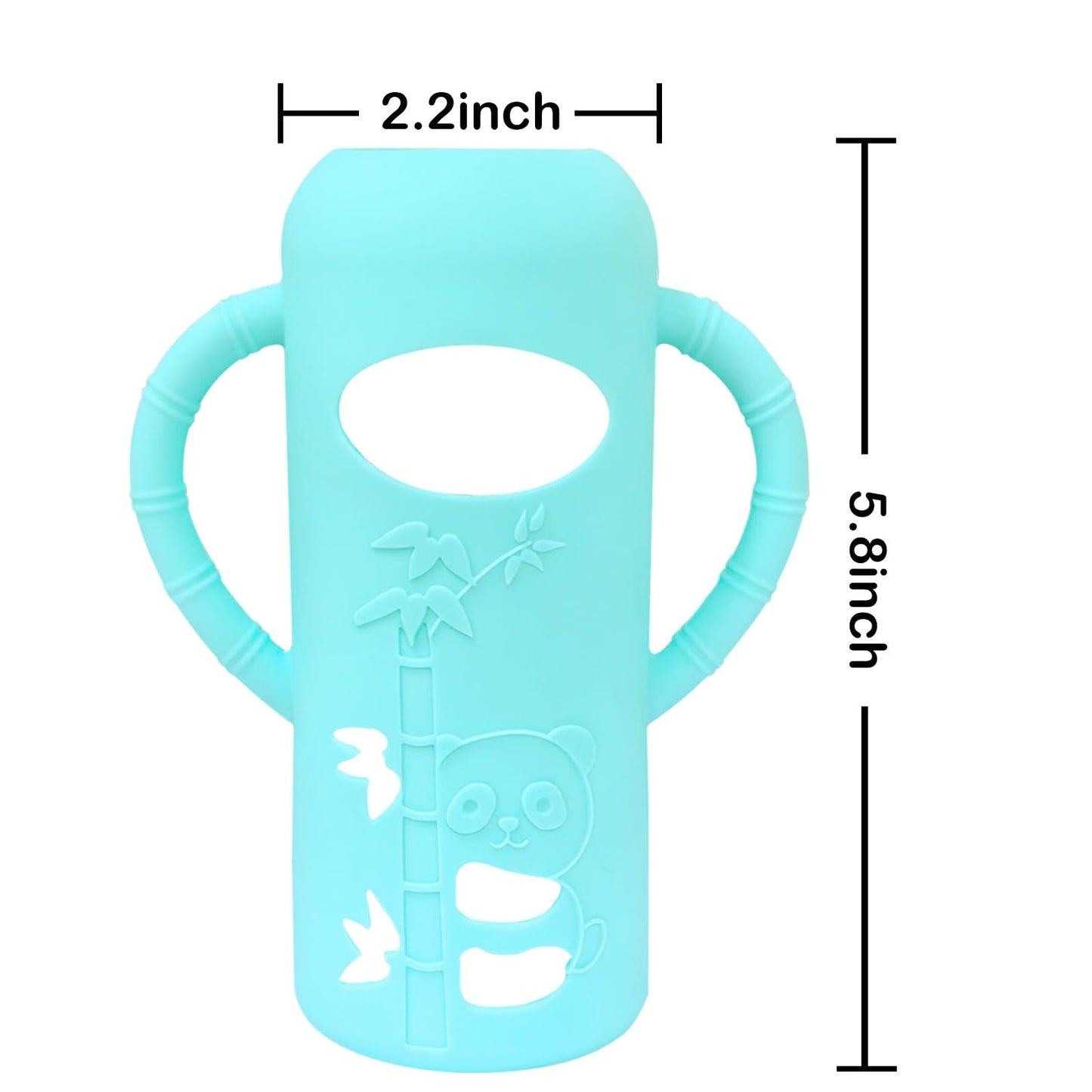 4 Pack Baby Bottle Handles Compatible With Dr Brown'S Glass Bottles, Baby Bottle Holder Hands Free Cultivate Baby'S Sense Of Ind