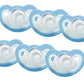 Jollypop 0-3 Months Pacifier 6 Pack Unscented - Blue