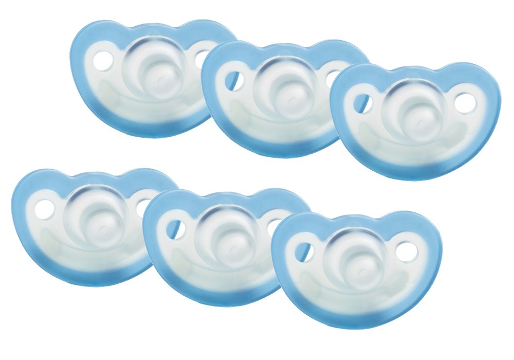 Jollypop 0-3 Months Pacifier 6 Pack Unscented - Blue