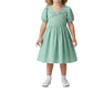 Girls ALine Dress With Short Sleeves