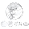 One Full Set Milk Collector Cup 19mm Only Compatible with Momcozy S12 Pro/S9 Pro Breast Pump NOT for S9/S12, S12 Pro/S9 Pro Wear