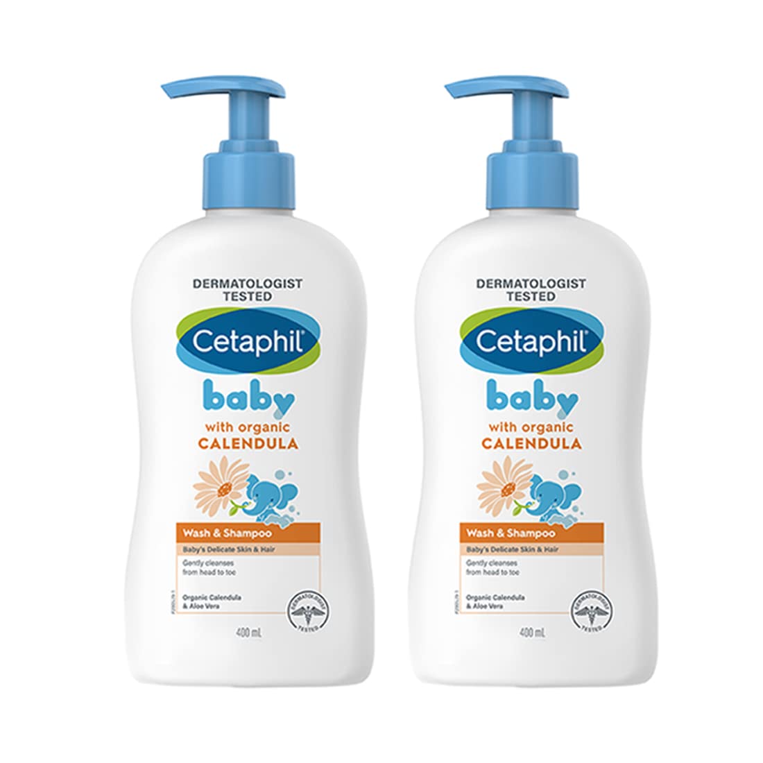 Cetaphil Baby Wash & Shampoo With Organic Calendula  Pack Of 2