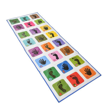 Kharidilo Hopscotch Play Mat Game Carpet Crawl Jump Mat|Baby Nursery Leaning Educational Toy Classroom Floor Area Rug Non Slip L