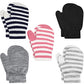 Onesing 5 Pair Toddler Mittens Black Toddler Gloves Baby Mittens Newborn Mittens Infant Mittens Baby Gloves For Baby Boy Girls,