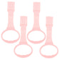 Toddmomy 4Pcs Children'S Bed Pull Ring Nursery Pull Rings Playpen Pull Up Rings Infant Crib Pull Rings Kids Walking Training Too