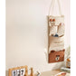 HARVA Wall Hanging Storage Organizer with 4 Pockets | Fabric Pocket Bag for Wardrobe, Door, Dorm & Bathroom | SpaceSaving Home O