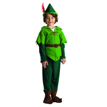 Dress Up America Peter Pan Costume For Kids - Fairy Tale Dress Up For Children