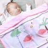 MOM CARE Fleece Winter Blanket for Newborn Baby Soft Warm Fluffy Cozy Single Layered Pack of 1 Pink