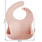 Pandaear Silicone Bibs For Babies Toddlers Girls| Adjustable Waterproof Bpa Free Soft Durable Bibs For Eating With Large Pocket