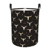 Pevtufa Cow Skulls Foldable Laundry Basket Organizer,Fabric Clothes Toy Storage Basket Nursery Hamper Storage Bin For Household 