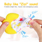 Vicloon Silicone Teething Mitt, 2Pcs Baby Teething Mitten, Baby Teething Toy with Adjustable Strap, Crinkle Sound and Textured,