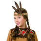 Blue Garlic Feather Headdress | Native American Indian Inspired Costume Boys Girls