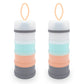 Ladiso Baby Formula Dispenser, Formula Container, Portable Milk Powder Container, Non-Spill Stackable Baby Snack Storage Contain