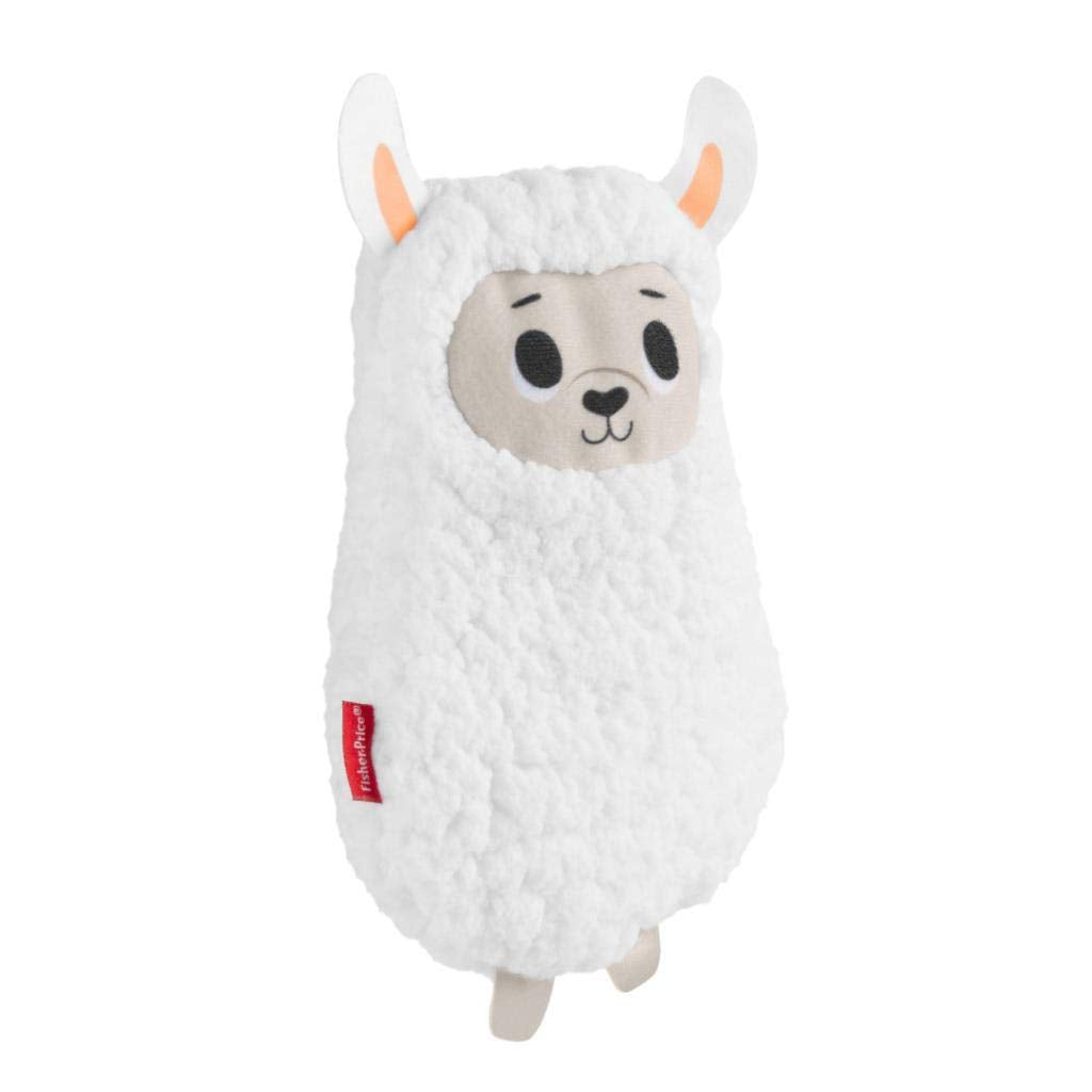 Fisher-Price Clipimals Universal Pacifier Holder, Plush Llama Pacifier Holder For Baby