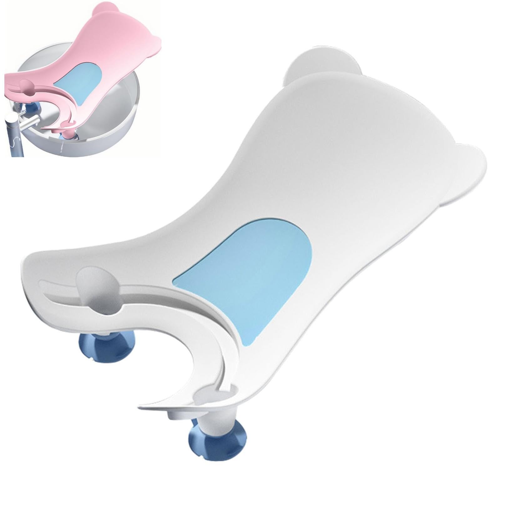 Portable Infant Bath Quick Baby Buttock Support Washing Tool for Counter Sink Bathtub Daily Use Baby Butt Basin (B)