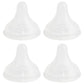 Silicone Nipple (S) for Spectra Baby Bottles, Slow Flow, 0m+, 4 Count