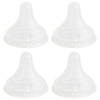 Silicone Nipple (S) for Spectra Baby Bottles, Slow Flow, 0m+, 4 Count